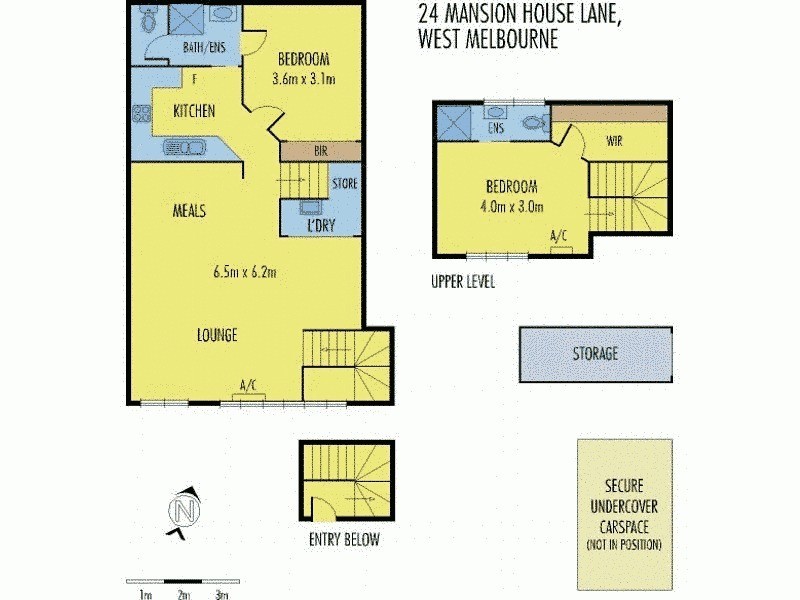 24 Mansion House Lane, West Melbourne VIC 3003 Floorplan
