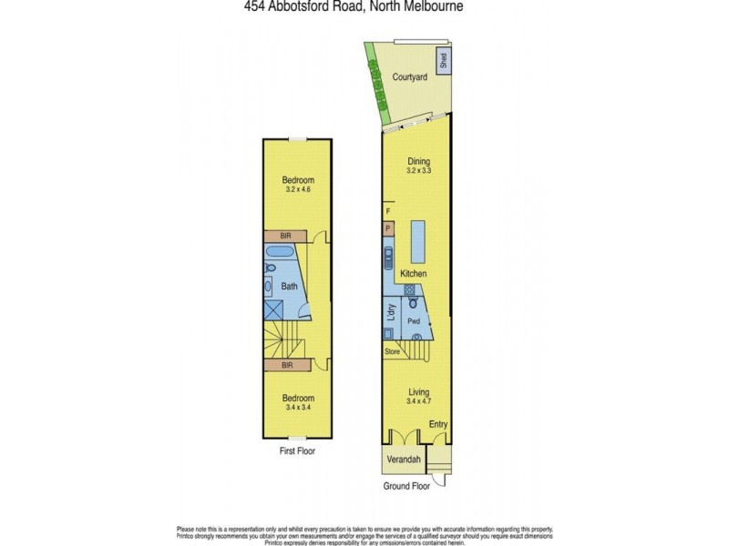 454 Abbotsford Street, North Melbourne VIC 3051 Floorplan