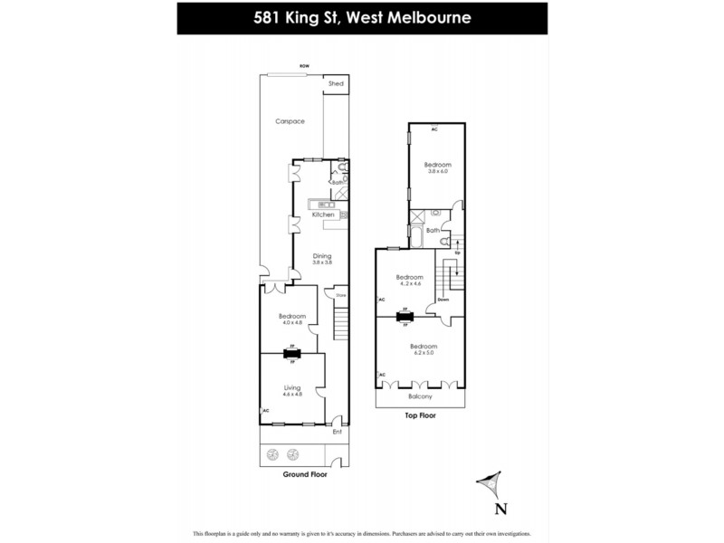 581 King Street, West Melbourne VIC 3003 Floorplan
