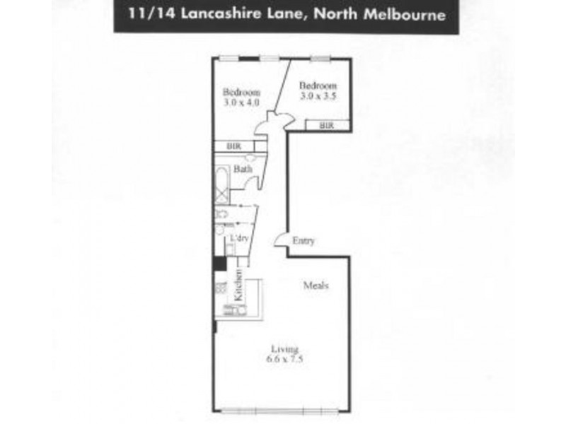 11/14 Lancashire Lane, North Melbourne VIC 3051 Floorplan