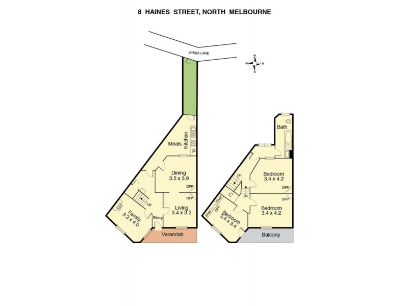8 Haines Street, North Melbourne VIC 3051 Floorplan