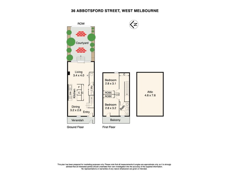 36 Abbotsford Street, West Melbourne VIC 3003 Floorplan