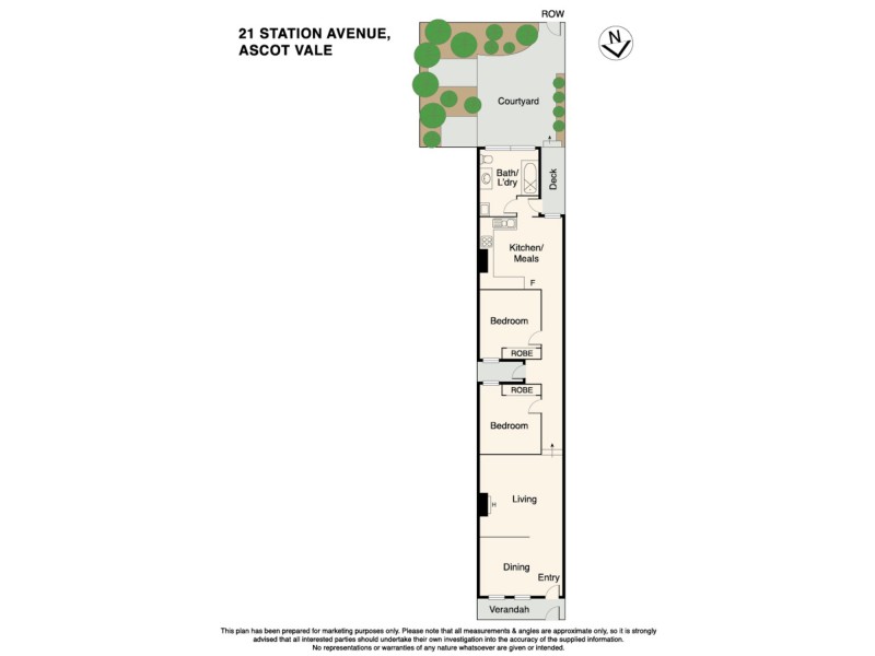 21 Station Avenue, Ascot Vale VIC 3032 Floorplan