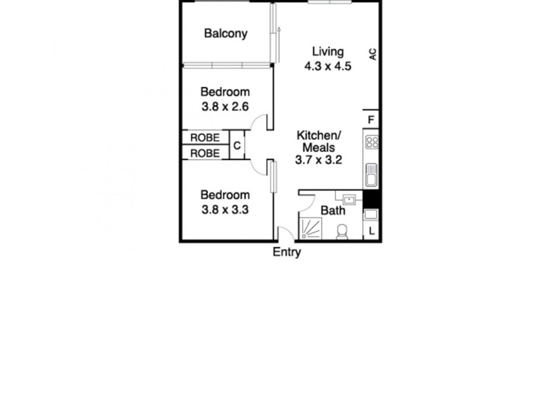 310/179 Boundary Road, North Melbourne VIC 3051 Floorplan