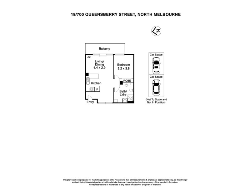 19/700 Queensberry Street, North Melbourne VIC 3051 Floorplan
