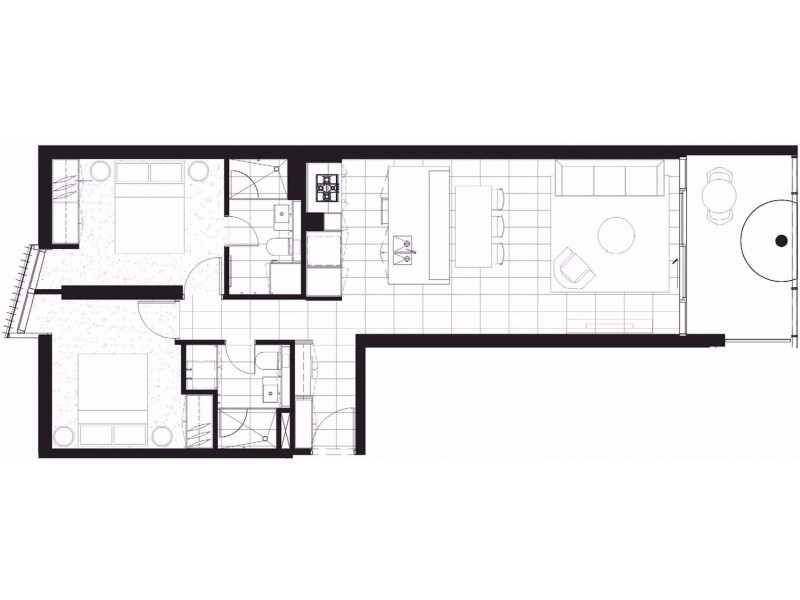 106/87 Roden Street, West Melbourne VIC 3003 Floorplan
