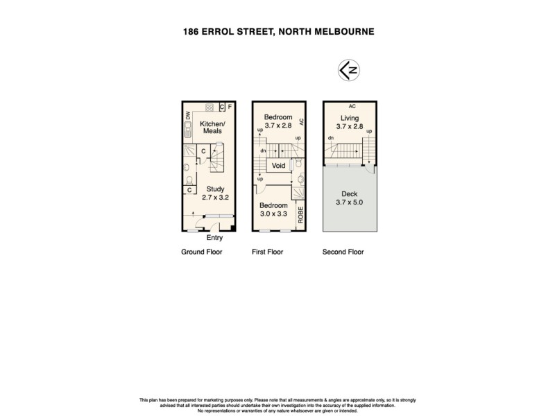 186 Errol Street, North Melbourne VIC 3051 Floorplan
