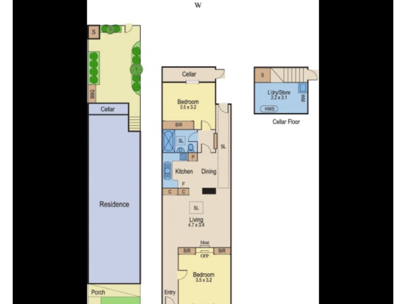 24 Carroll Street, North Melbourne VIC 3051 Floorplan
