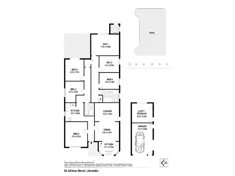 24 Jellicoe Street, Lidcombe NSW 2141 Floorplan
