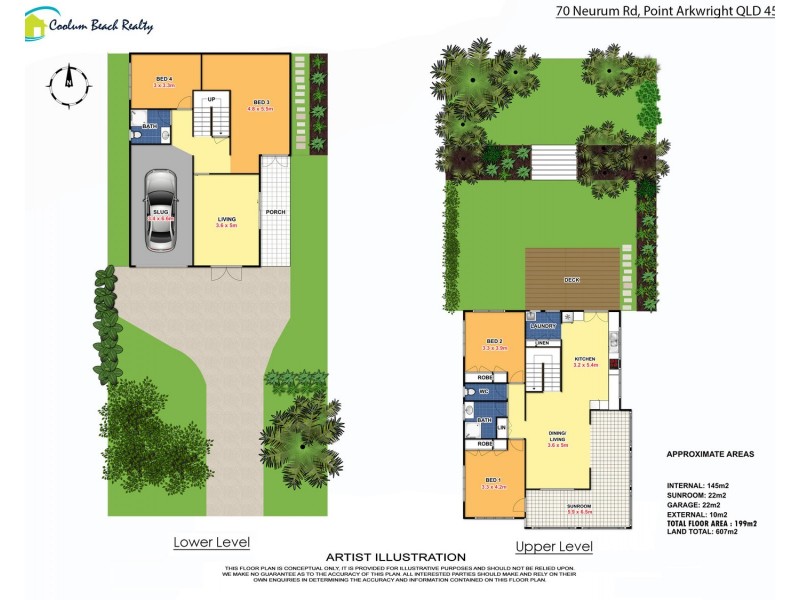 70 Neurum Road, Point Arkwright QLD 4573 Floorplan