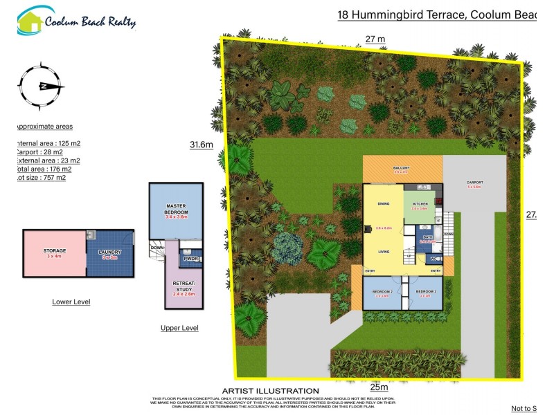 18 Hummingbird Terrace, Coolum Beach QLD 4573 Floorplan