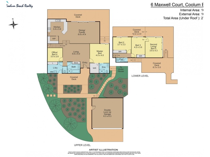 6 Maxwell Court, Coolum Beach QLD 4573 Floorplan