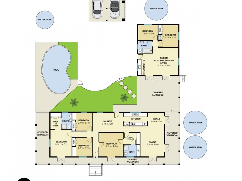 1389 Eumundi Noosa Road, Eumundi QLD 4562 Floorplan