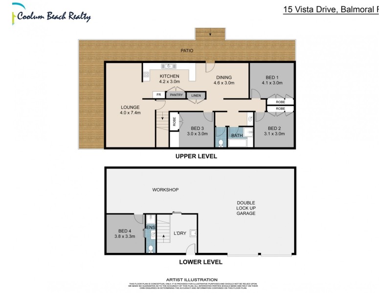15 Vista Drive, Balmoral Ridge QLD 4552 Floorplan