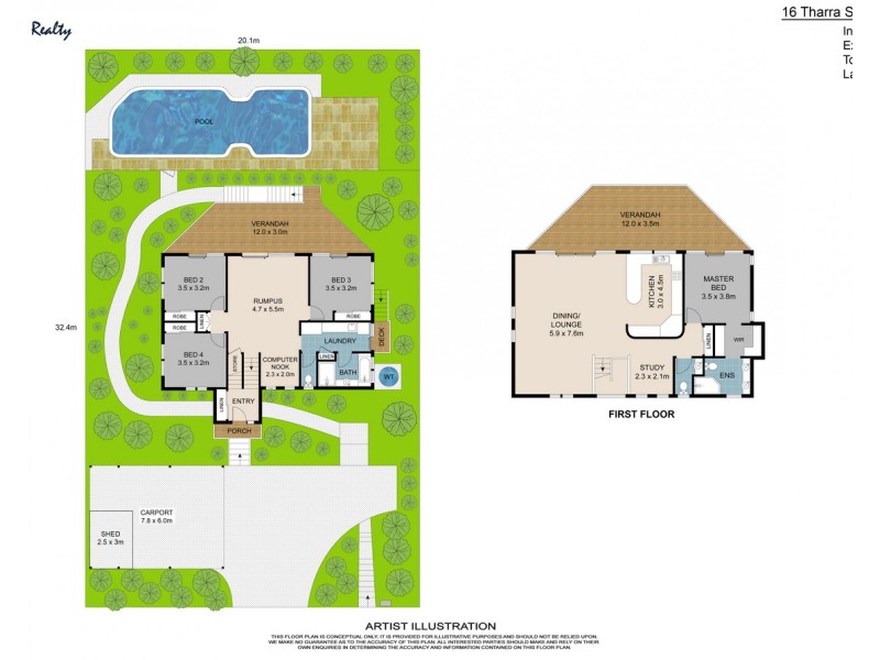 16 Tharra Street, Coolum Beach QLD 4573 Floorplan