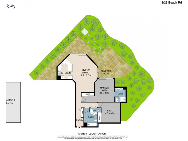 3/23 Beach Road, Coolum Beach QLD 4573 Floorplan