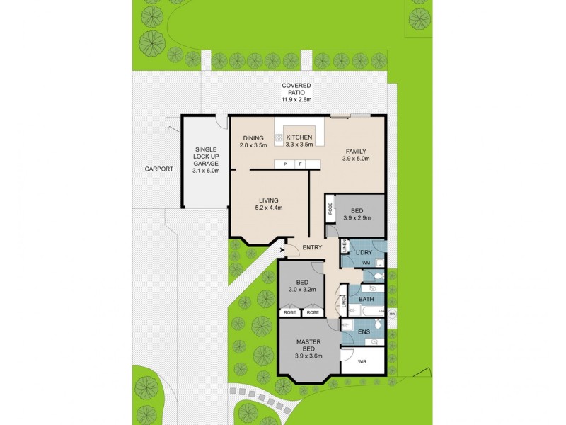 4 Jacqueline Court, Mount Coolum QLD 4573 Floorplan