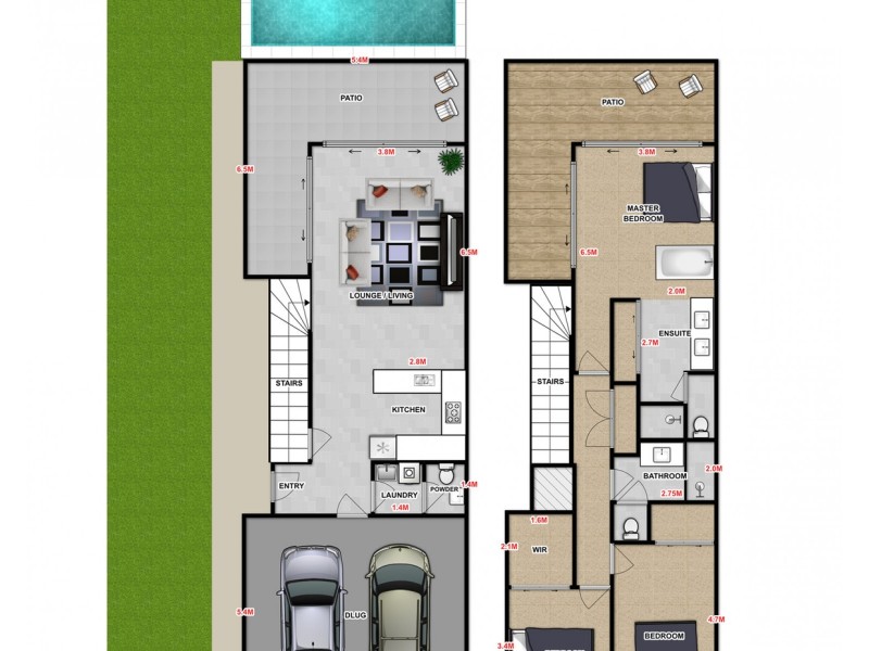 1/233-235 Weyba Road, Noosaville QLD 4566 Floorplan
