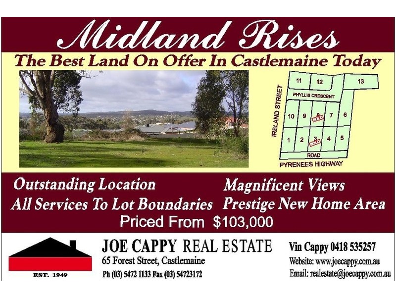 Lots 1-13 Pyrenees Highway, Ireland & Phyllis Street, Castlemaine VIC 3450