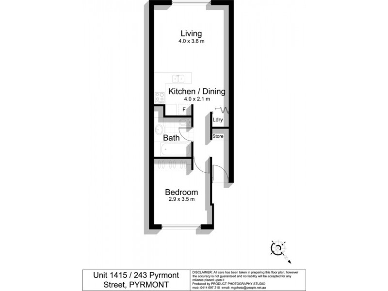 1415/243 Pyrmont Street, Pyrmont NSW 2009