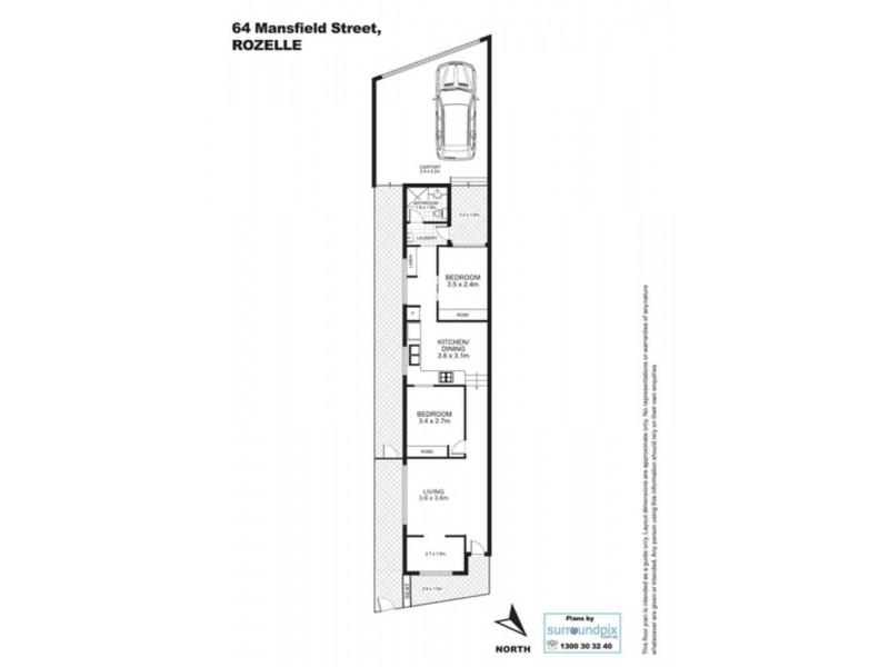 64 Mansfield Street, Rozelle NSW 2039 Floorplan