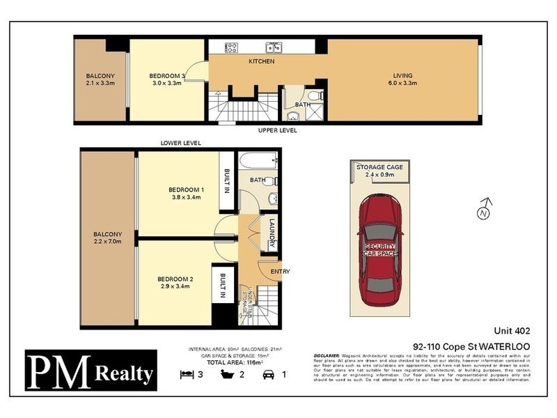 92 Cope Street, Waterloo NSW 2017 Floorplan