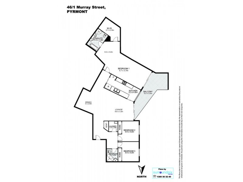 46/1 Murray Street, Pyrmont NSW 2009 Floorplan