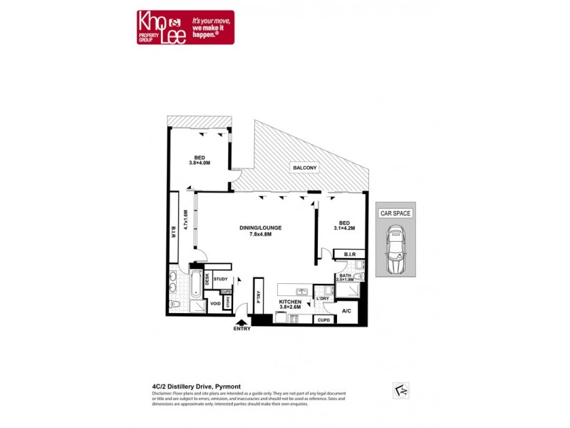 4C/2 Distillery Drive, Pyrmont NSW 2009 Floorplan