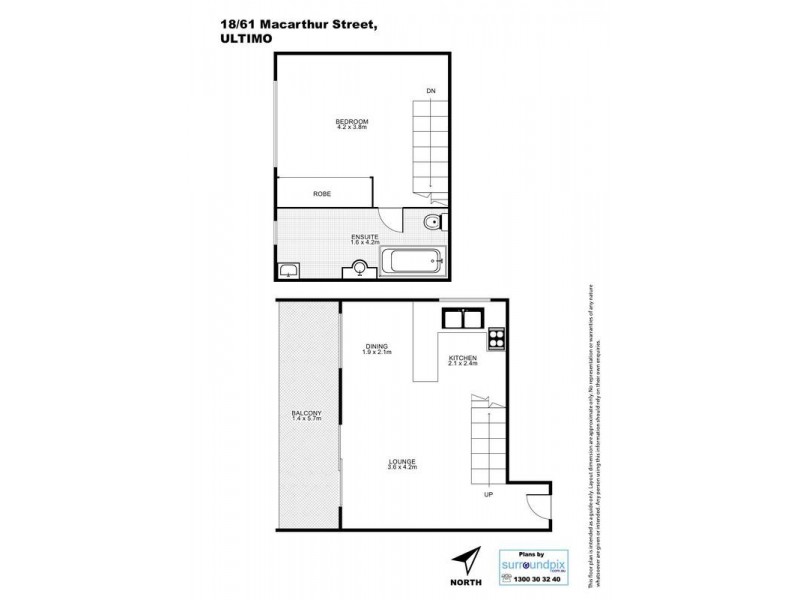 18/61 Macarthur Street, Ultimo NSW 2007 Floorplan