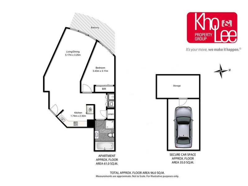 77/361 Kent Street, Sydney NSW 2000 Floorplan