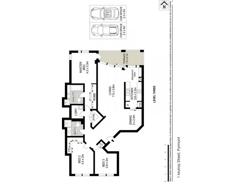 1 Murray Street, Pyrmont NSW 2009 Floorplan