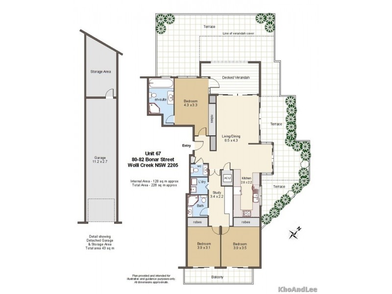67/80 Bonar Street, Wolli Creek NSW 2205 Floorplan