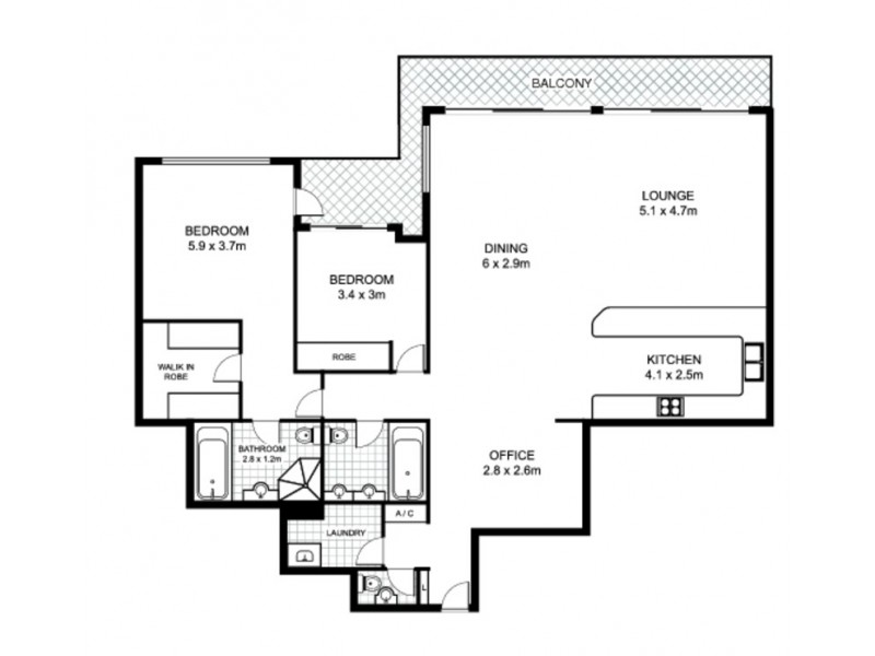 2xx/50 Murray Street, Pyrmont NSW 2009 Floorplan