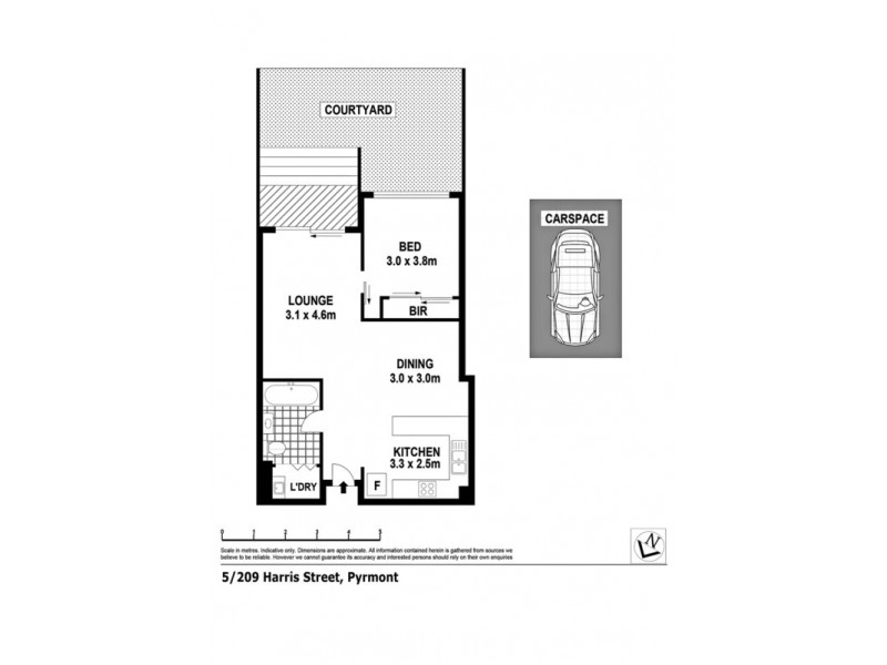 5/209 Harris Street, Pyrmont NSW 2009 Floorplan
