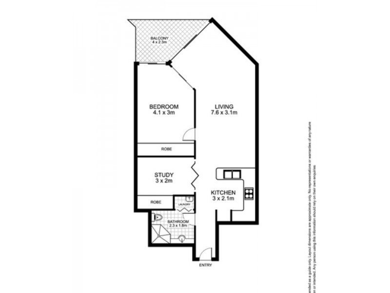 E8xx/24 Point Street, Pyrmont NSW 2009 Floorplan