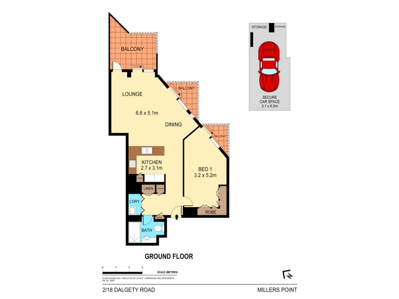 18 Dalgety Road, Millers Point NSW 2000 Floorplan
