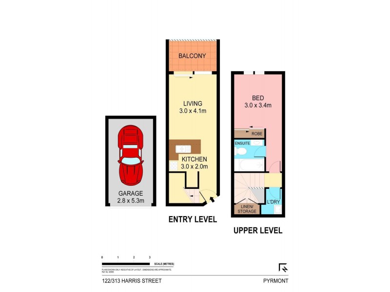 122/313 Harris Street, Pyrmont NSW 2009 Floorplan