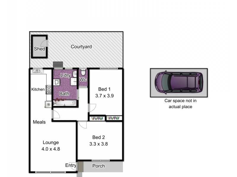 6/3-5 Edward Avenue, Dandenong VIC 3175 Floorplan