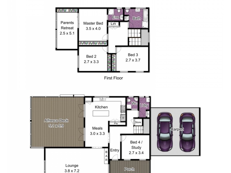 5 Warburton Court, Endeavour Hills VIC 3802 Floorplan