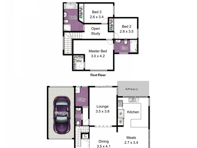 2A Carnation Court, Endeavour Hills VIC 3802 Floorplan