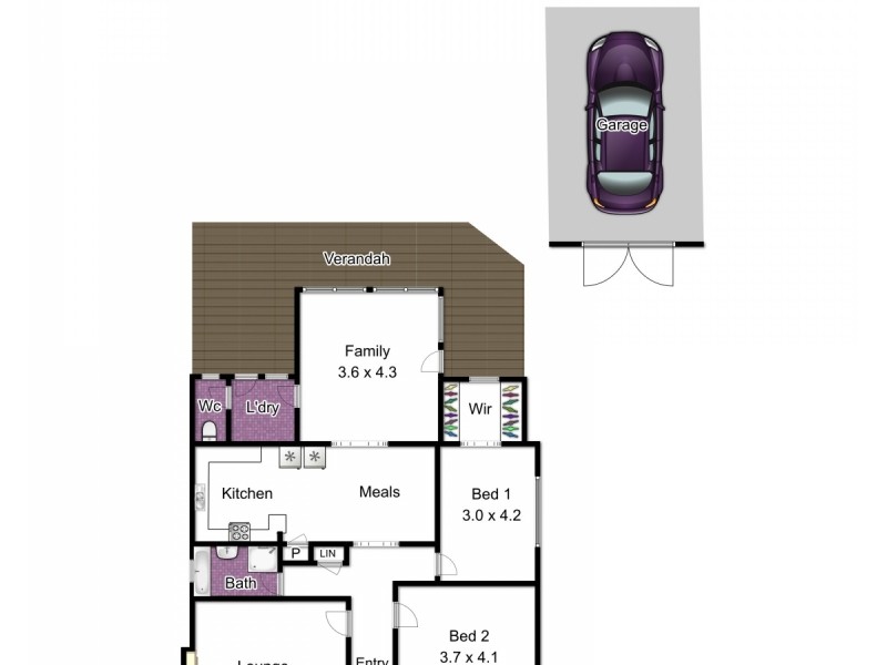 14 Herbert Street, Dandenong VIC 3175 Floorplan