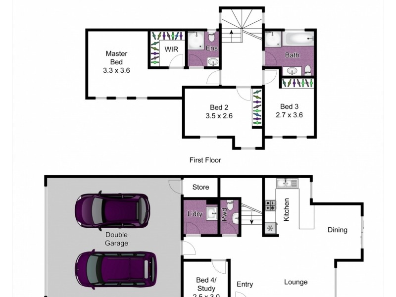 1/4 Young Road, Hallam VIC 3803 Floorplan