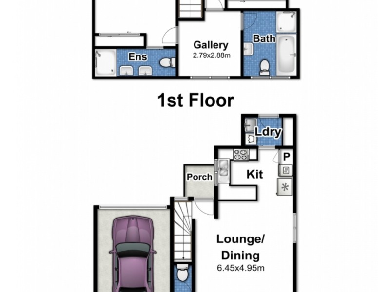 4/40 Stuart Street, Noble Park VIC 3174 Floorplan
