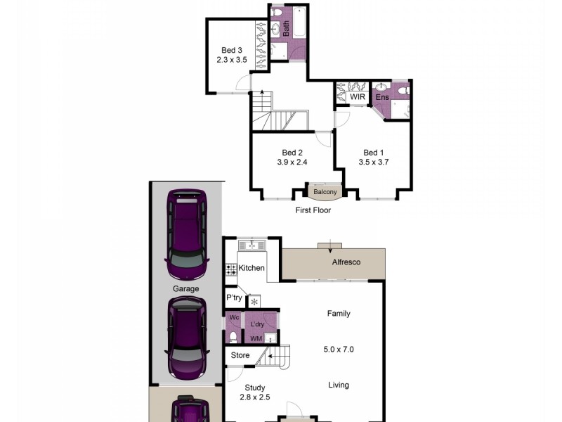 2/243 Gladstone Road, Dandenong North VIC 3175 Floorplan