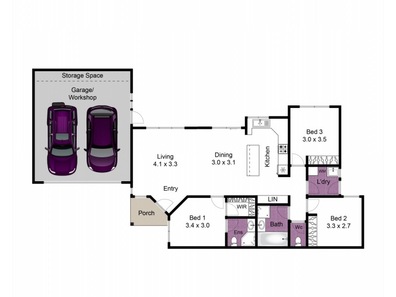 3/29 Nockolds Crescent, Noble Park VIC 3174 Floorplan