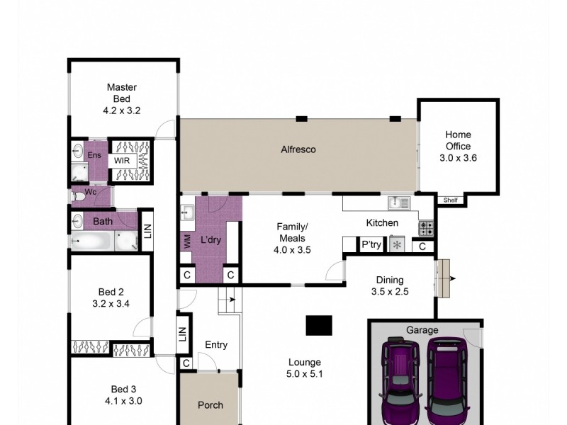 6 Howe Avenue, Dandenong North VIC 3175 Floorplan