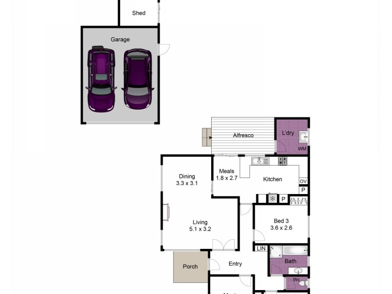 46 Oakwood Avenue, Dandenong North VIC 3175 Floorplan