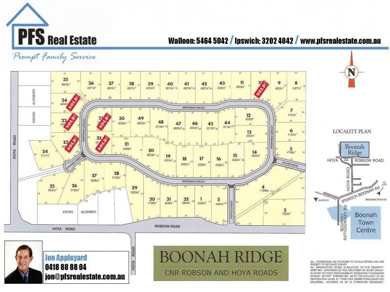 Lots 1 to 51 Robson and Hoya Rds, Boonah QLD 4310