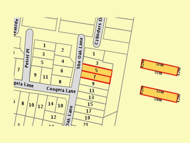 5 and 7 She-Oak Lane, Casuarina NSW 2487