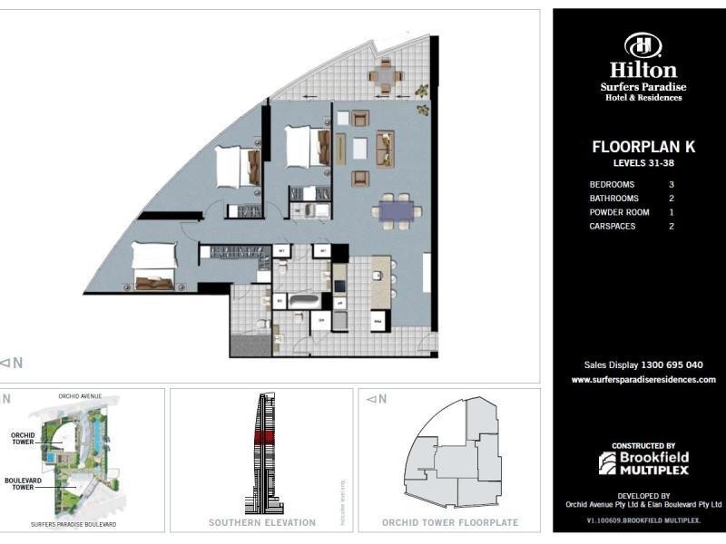 23203/ Hilton Surfers Paradise Hotel and Residences, Surfers Paradise QLD 4217
